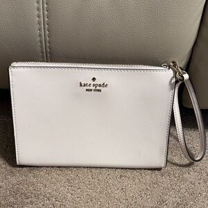 kate spade Cream Wristlet